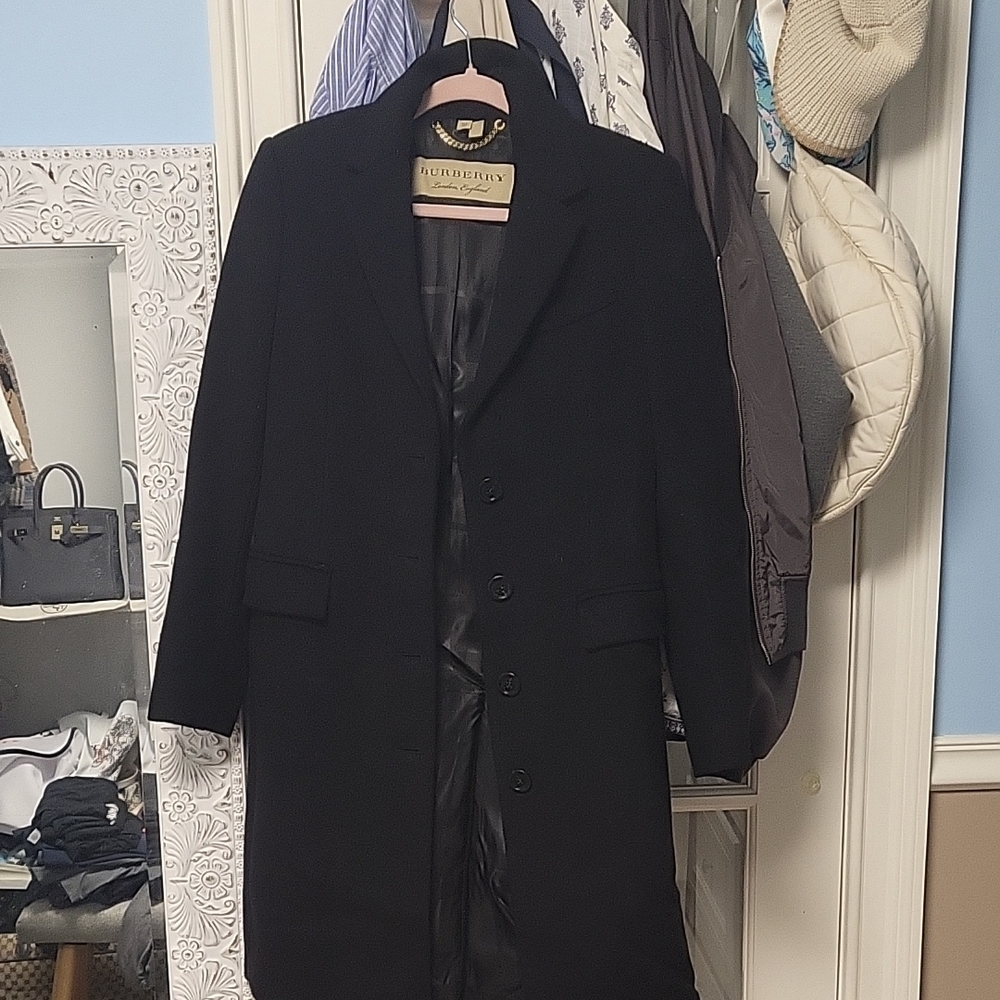 Burberry Black Trench Coat Classic Style